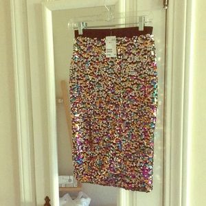 Sequin skirt